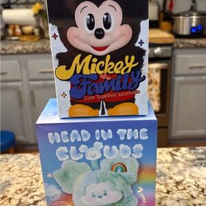 Mickey Family Keychain - Classic Black